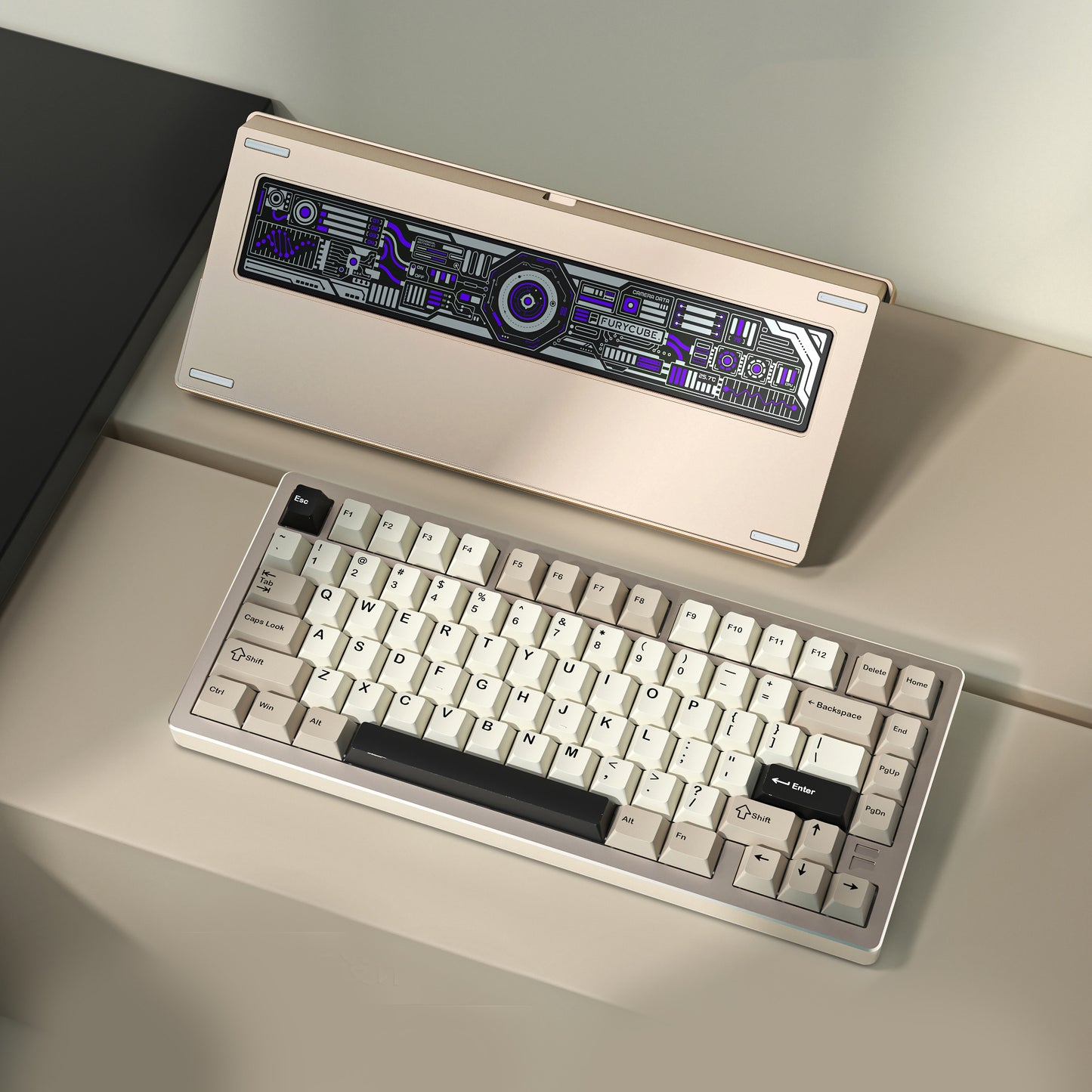Furycube F75 Ultra Aluminum Wireless Mechanical Keyboard