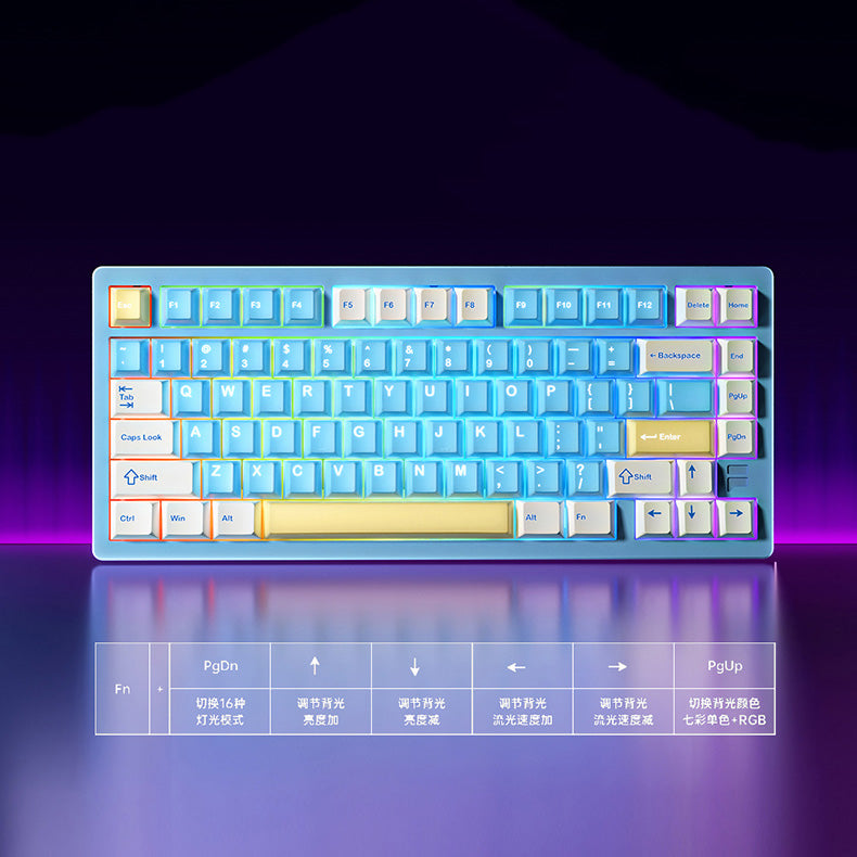 Furycube F75 Ultra Aluminum Wireless Mechanical Keyboard