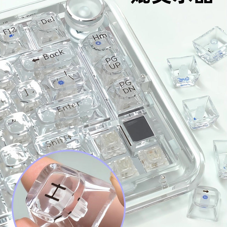 ColorReco F81/F81 Pro Transparent Mechanical Keyboard