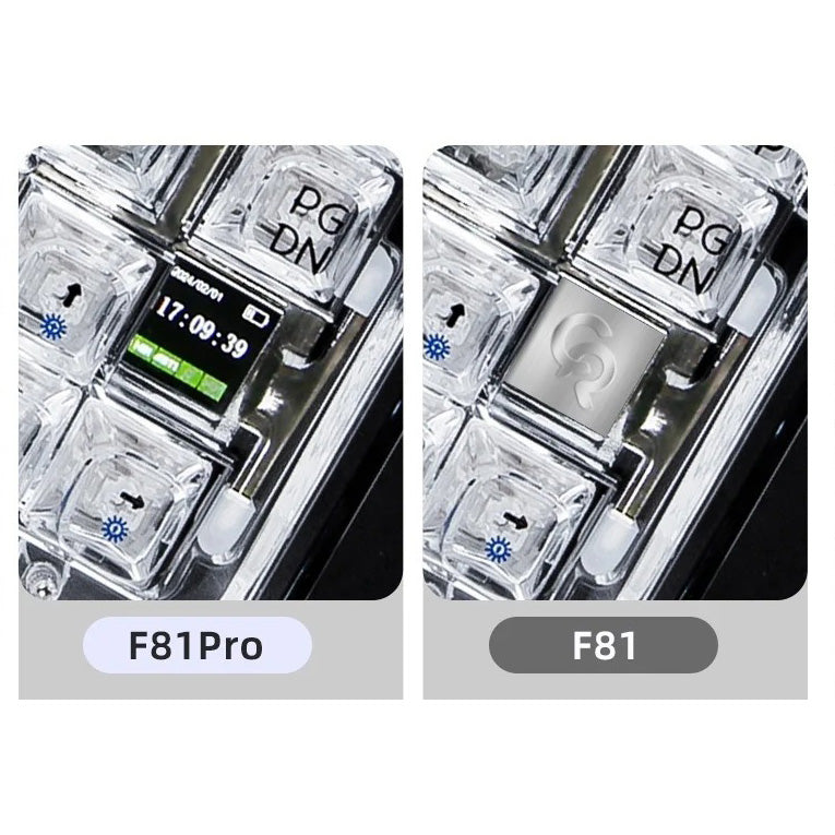 ColorReco F81/F81 Pro Transparent Mechanical Keyboard