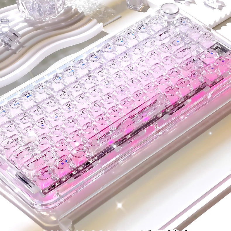 ColorReco F81/F81 Pro Transparent Mechanical Keyboard