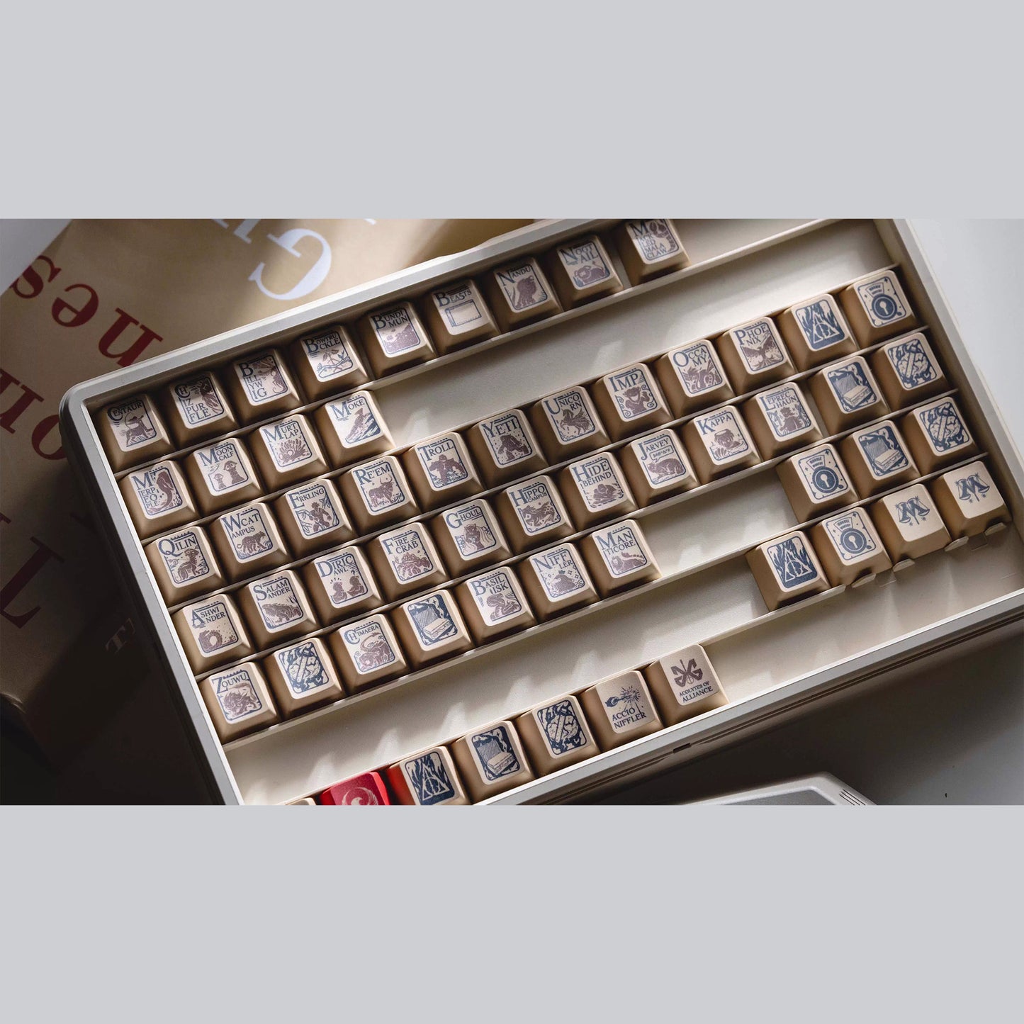 Fantastic Beasts Keycap Set, Cherry Profile, Dye Sub PBT