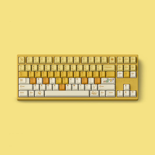 FBB Honey Cute Keycap Set, Cherry Profile, Dye Sub PBT