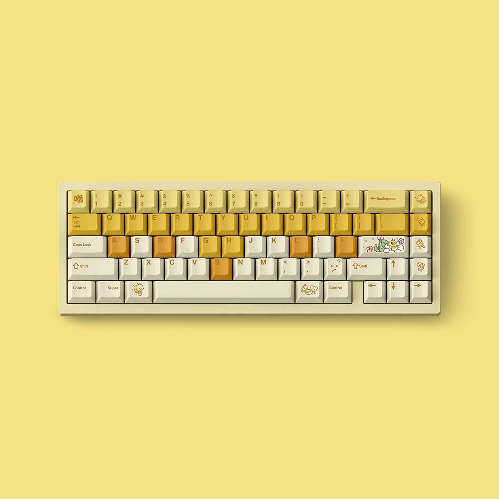 FBB Honey Cute Keycap Set, Cherry Profile, Dye Sub PBT