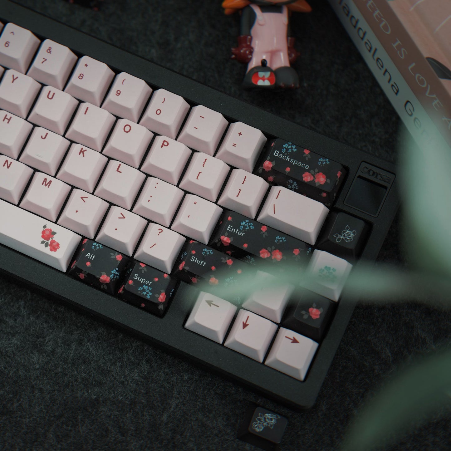 Keyria Labs Flower Garden Keycap Set, Cherry Profile, Dye Sub PBT Cute Key Cap