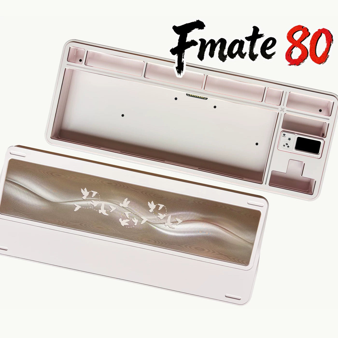 Fmate80 TKL Custom Mechanical Keyboard Barebone with Screen