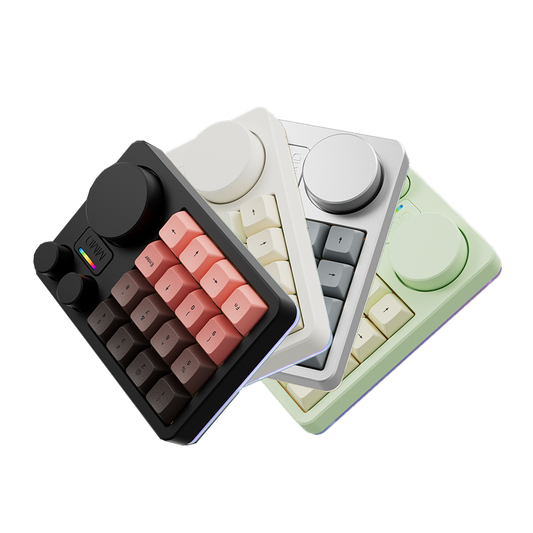 MMD KM16 Pro Wireless 16 Keys + 3 Knobs Macropad