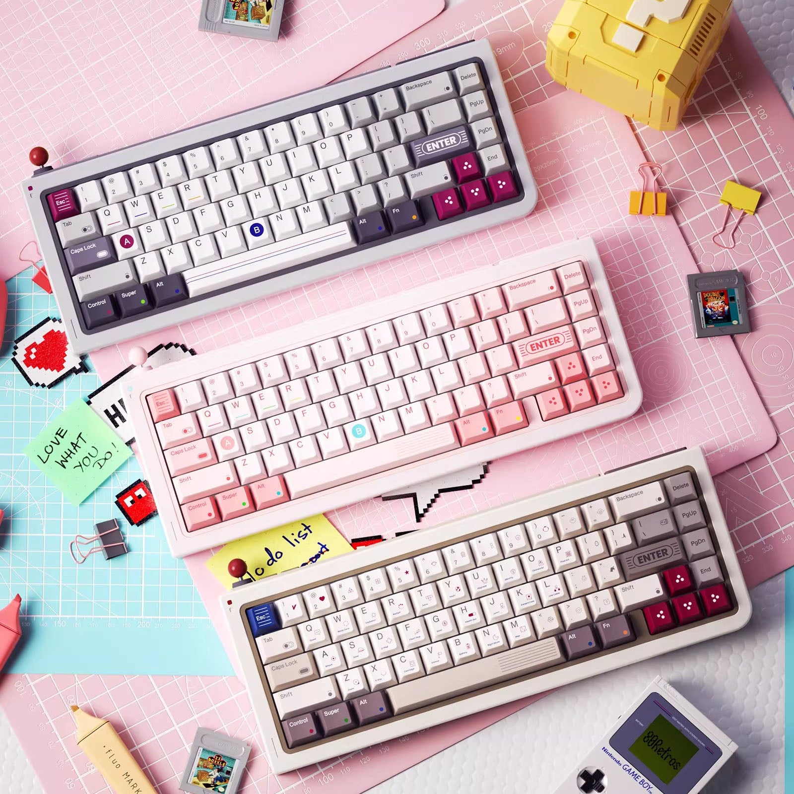 80Retros GAME 1989 65 (GB65) Mechanical Keyboard – Nouvolo