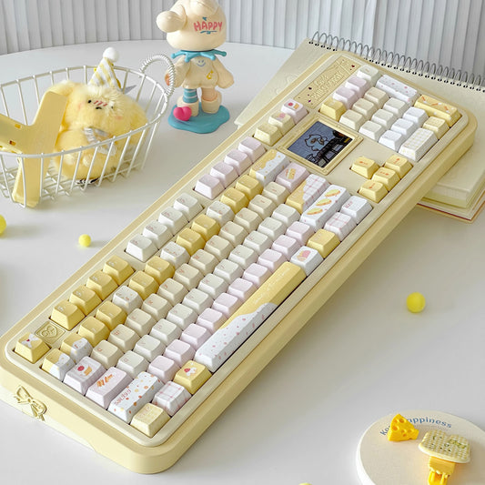 Gift100 Custom Mechanical Keyboard Barebone with Screen