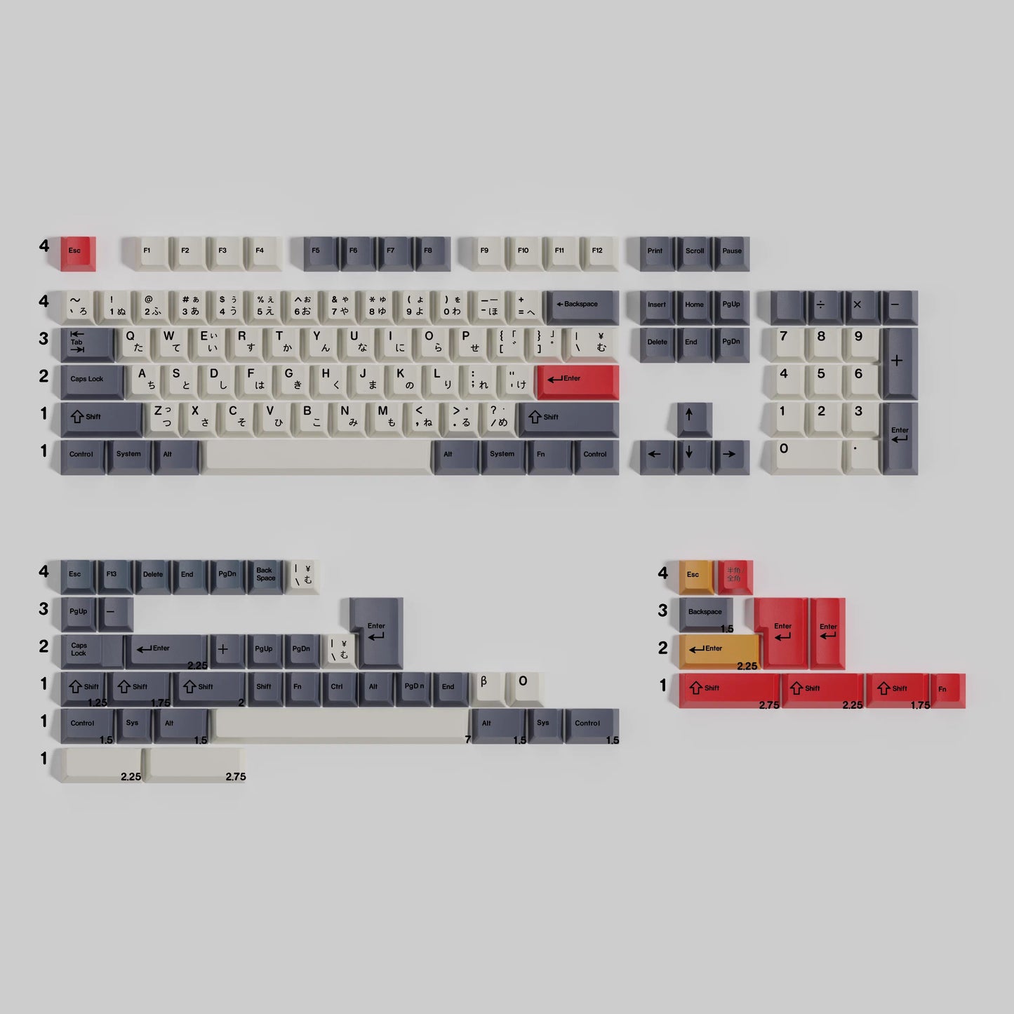 GMK Beta Keycap Set, Cherry Profile, PBT Dye Sub Key Cap