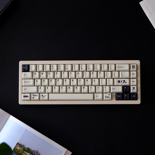 GMK Crème Keycap Set, Cherry Profile, PBT Dye Sub Key Cap