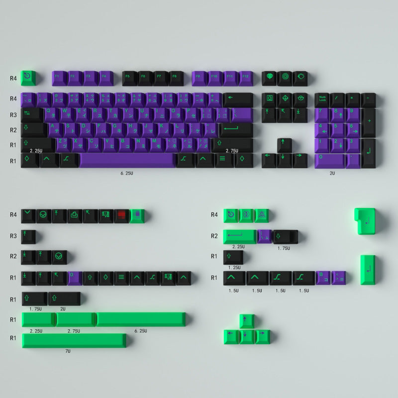 GMK EVA Keycap Set, Cherry Profile, PBT Dye Sub Key Cap