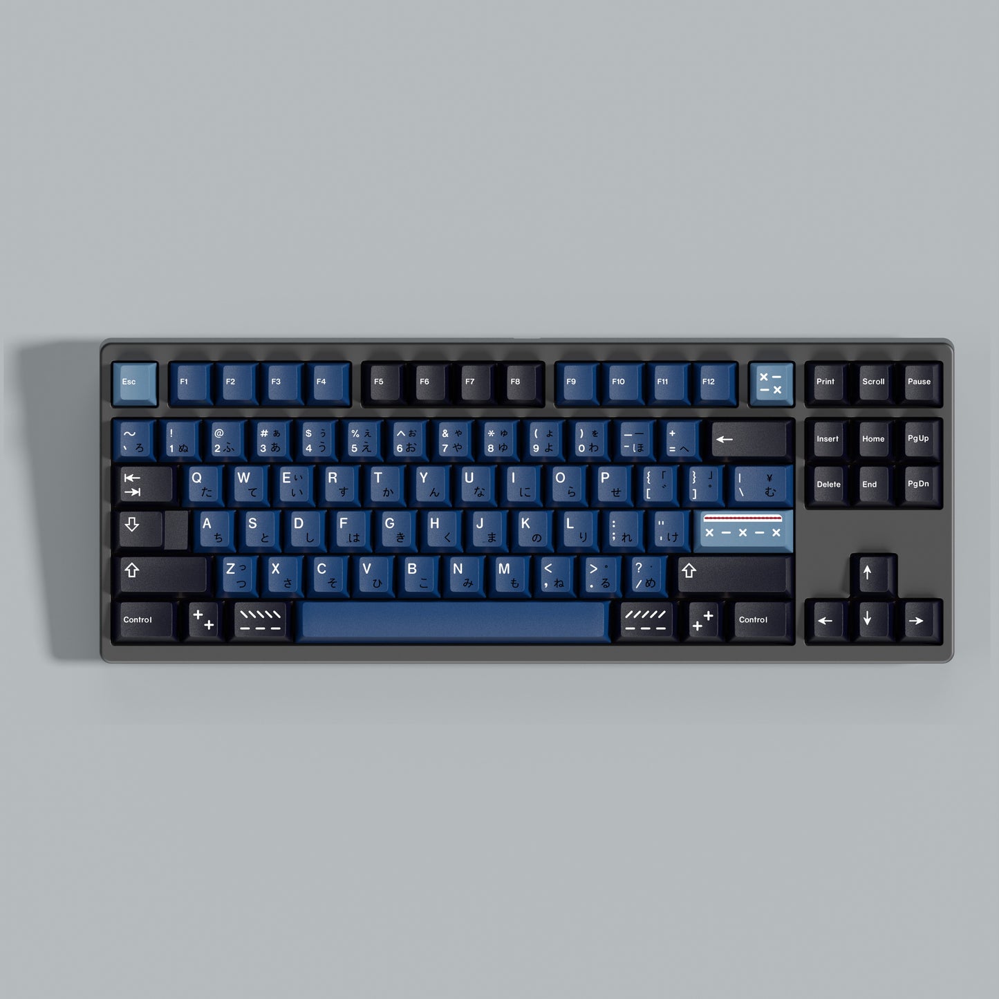 GMK Indigo Keycap Set, Cherry Profile, Dye Sub PBT