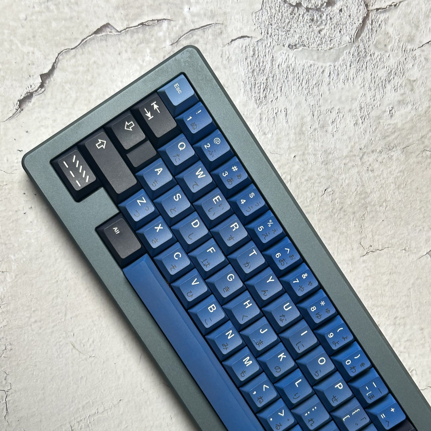 GMK Indigo Keycap Set, Cherry Profile, Dye Sub PBT