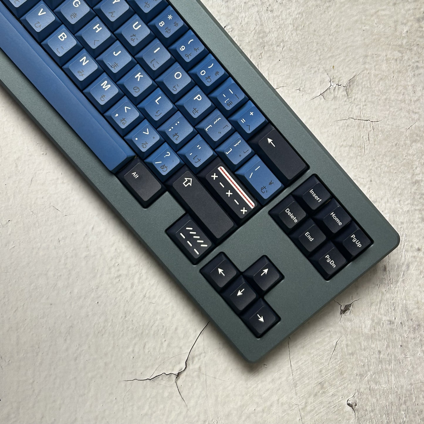 GMK Indigo Keycap Set, Cherry Profile, Dye Sub PBT