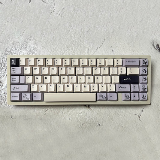 GMK Lavender Keycap Set, Cherry Profile, Dye Sub PBT Key Cap
