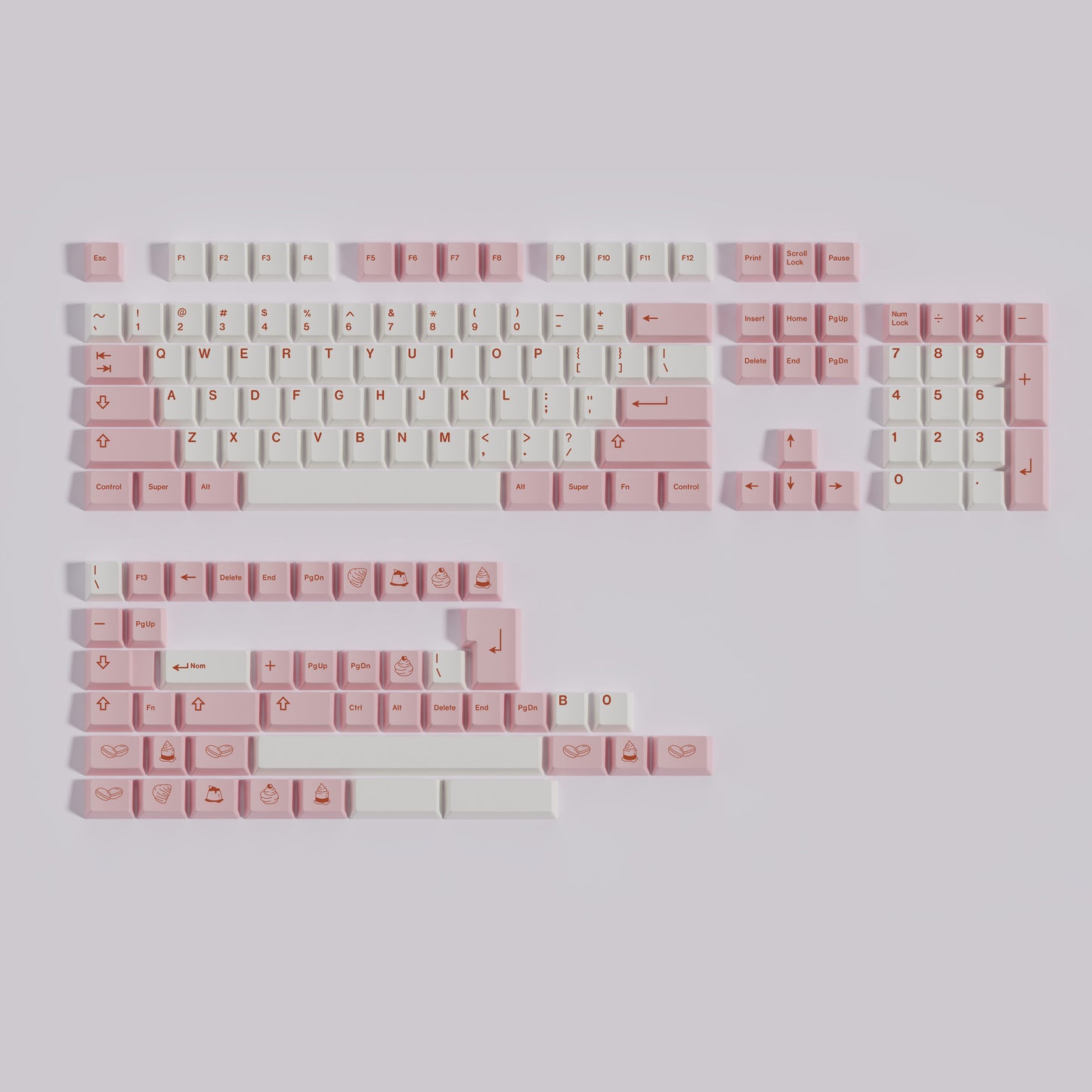 GMK Pâtisserie Keycap Set, Cherry Profile, Dye Sub PBT Key Cap