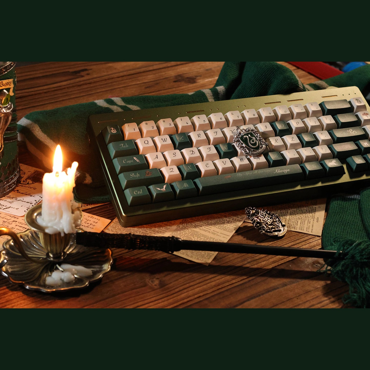 Harry Potter "Always" Cute Keycap Set, Cherry Profile, Dye Sub PBT Key Cap