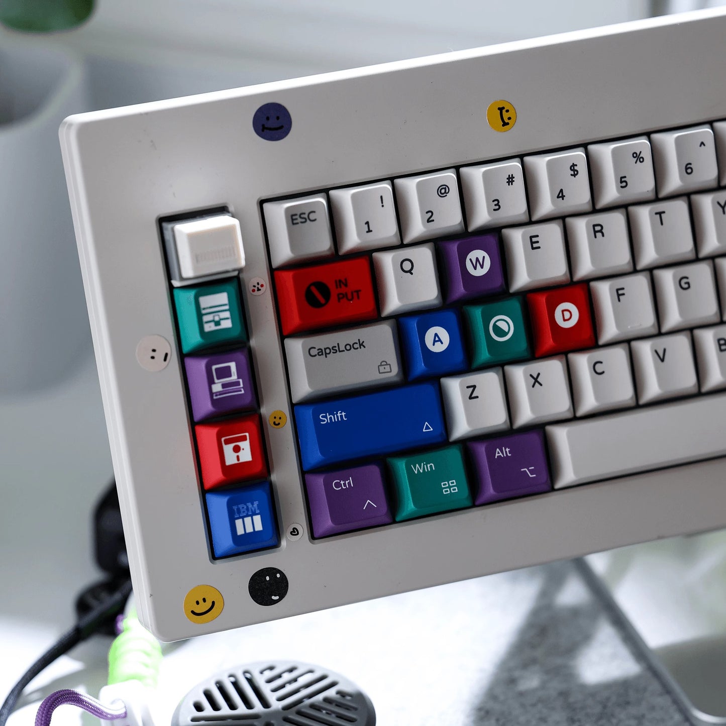 ZenithKey IBM 5160 R2 Keycap Set, Cherry Profile, Dye Sub PBT Key Cap