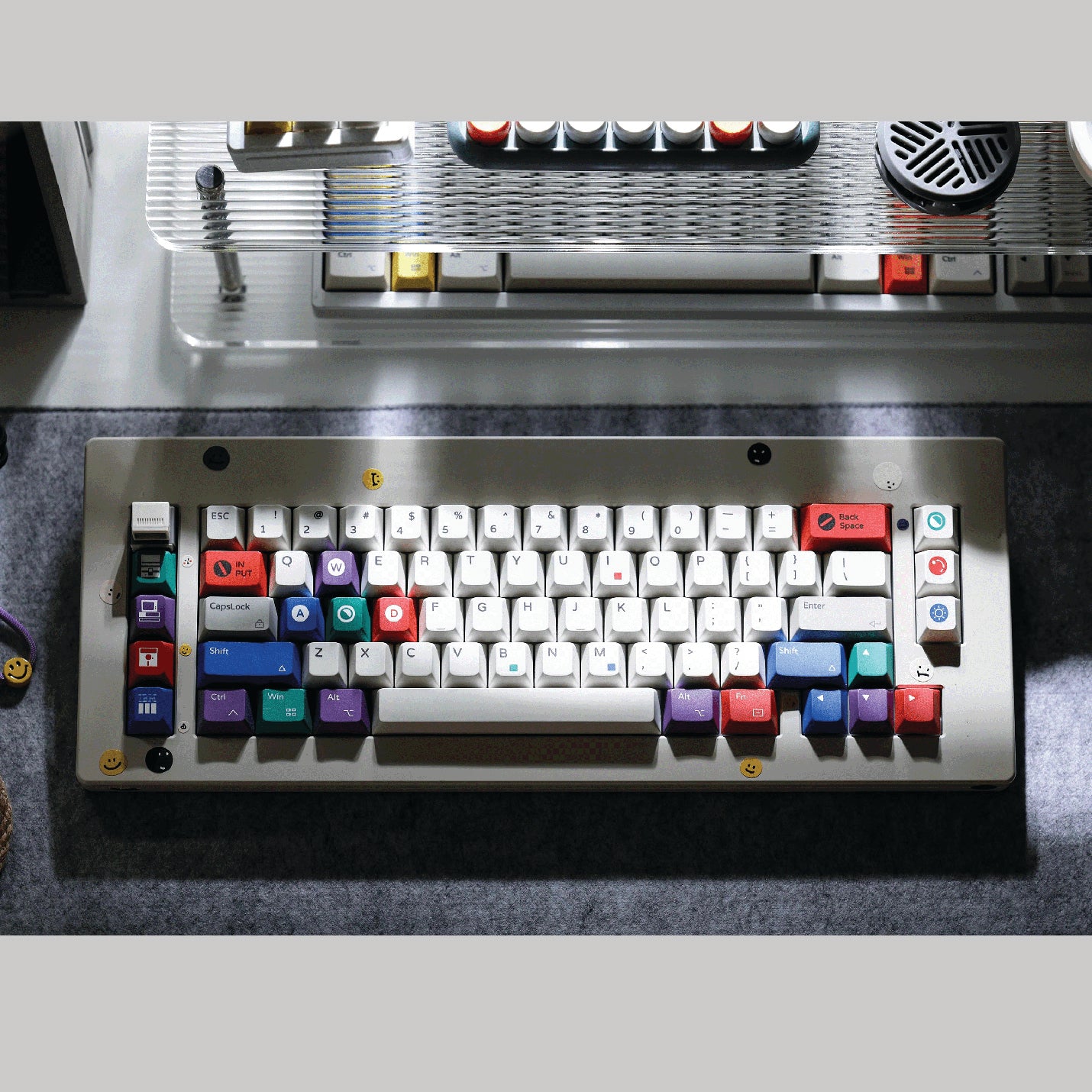ZenithKey IBM 5160 R2 Keycap Set, Cherry Profile, Dye Sub PBT Key Cap