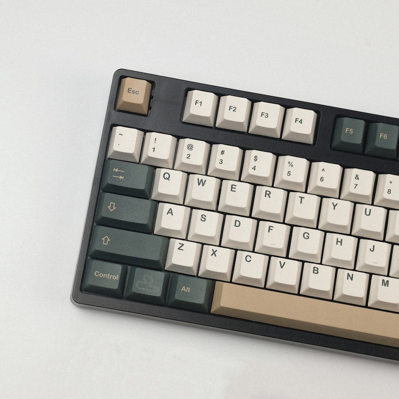 GMK British Racing Green Keycap Set, Cherry Profile, PBT Dye Sub Key Cap