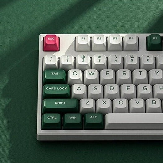 Sunset Forest Snow Abyss DAGK Keycap Set, ASA Profile, Double Shot ABS Key Cap
