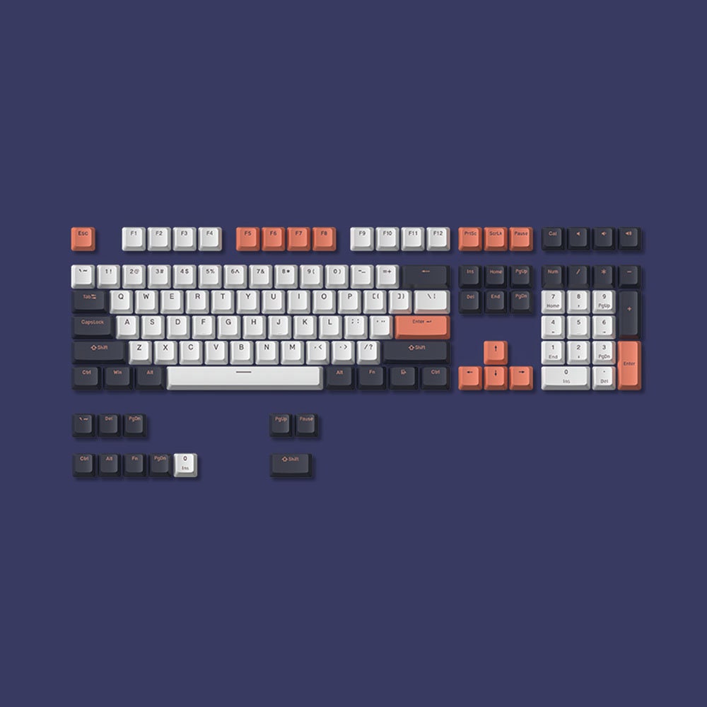 Blueberry DAGK Keycap Set, OEM Profile, Double Shot PBT Key Cap