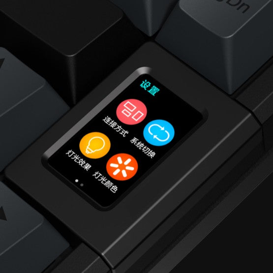 Keyverse Infi75 Mechanical Keyboard with Knob & LED Screen
