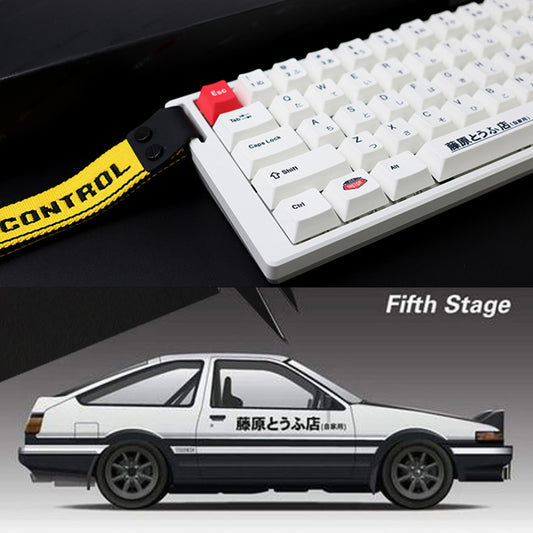 Initial D Keycap Set, OEM Profile, Dye Sub PBT Key Cap