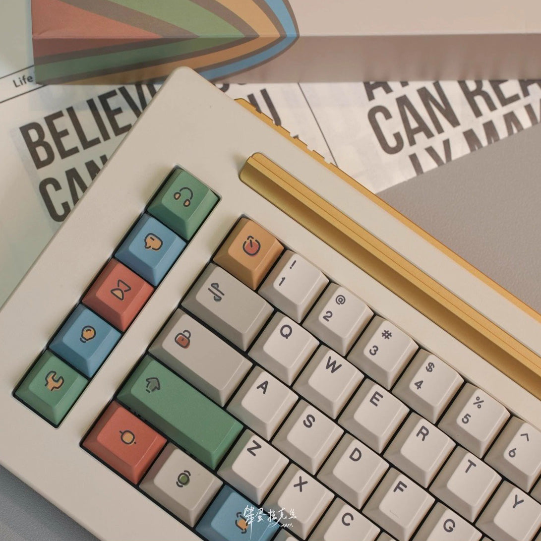 iRetro Keycap Set, Cherry Profile, Dye Sub PBT