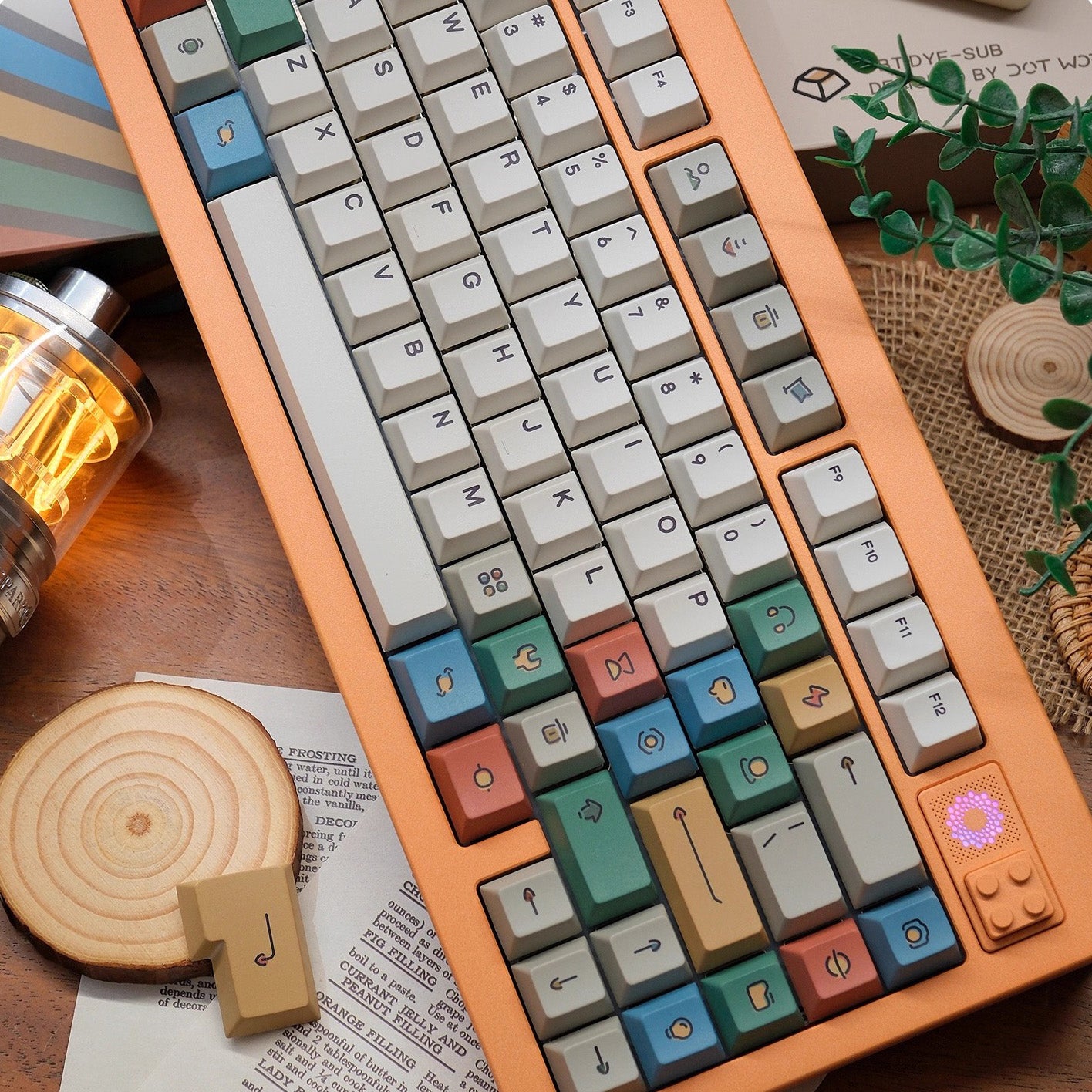 iRetro Keycap Set, Cherry Profile, Dye Sub PBT