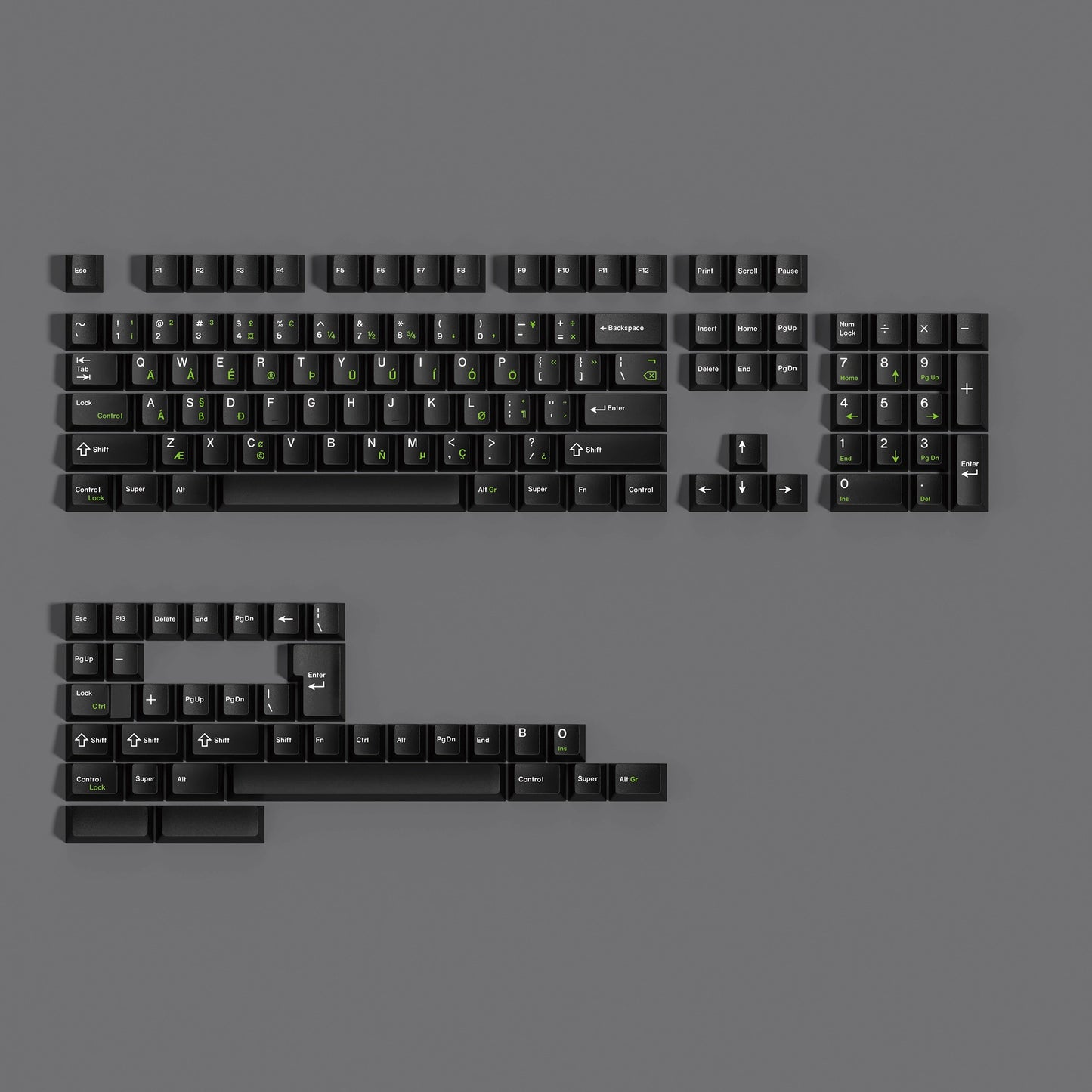 JTK Griseann Keycap Set, Cherry Profile, Dye Sub PBT Key Cap
