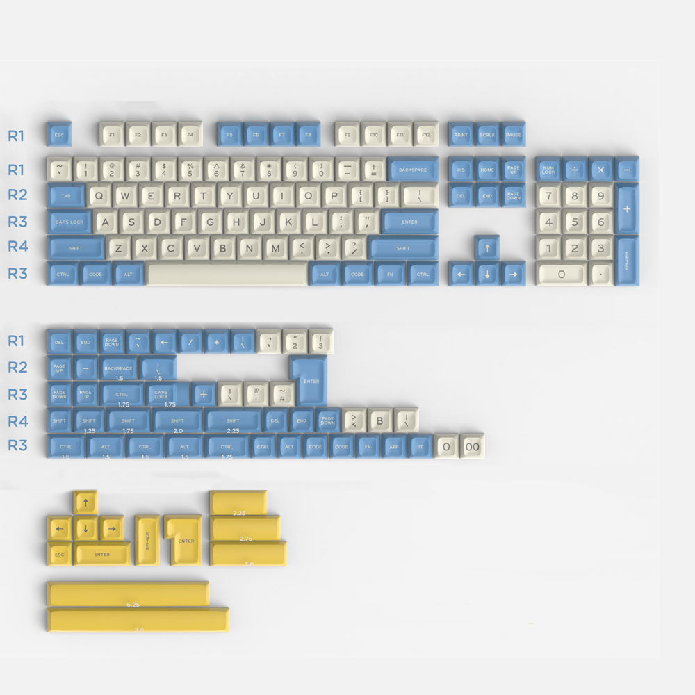 Godspeed Keycap Set, SA Profile, Double Shot ABS Keycap
