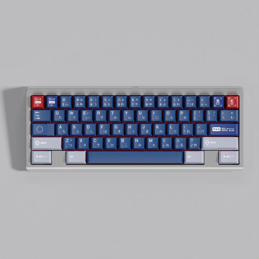 KKB RWB Keycap Set, Cherry Profile, Dye Sub PBT Key Cap
