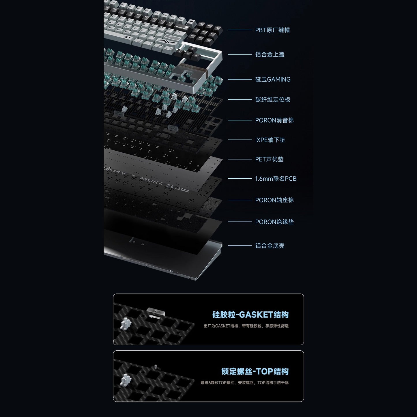 Weikav x Morkblade K-ONE 80 Aluminum Magnetic HE Gaming Keyboard