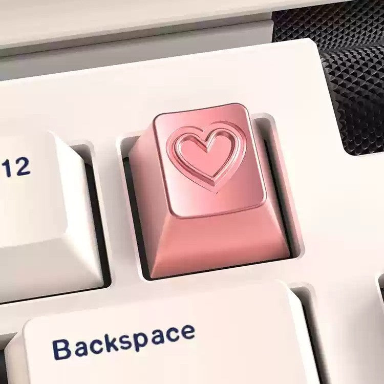 Heart Artisan Metal Keycap