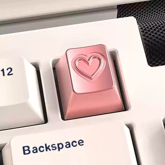 Heart Artisan Metal Keycap
