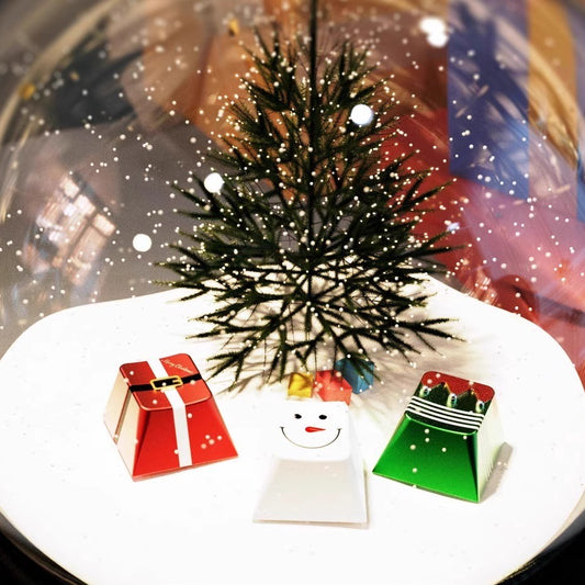 Luminkey Christmas Artisan Metal Keycap