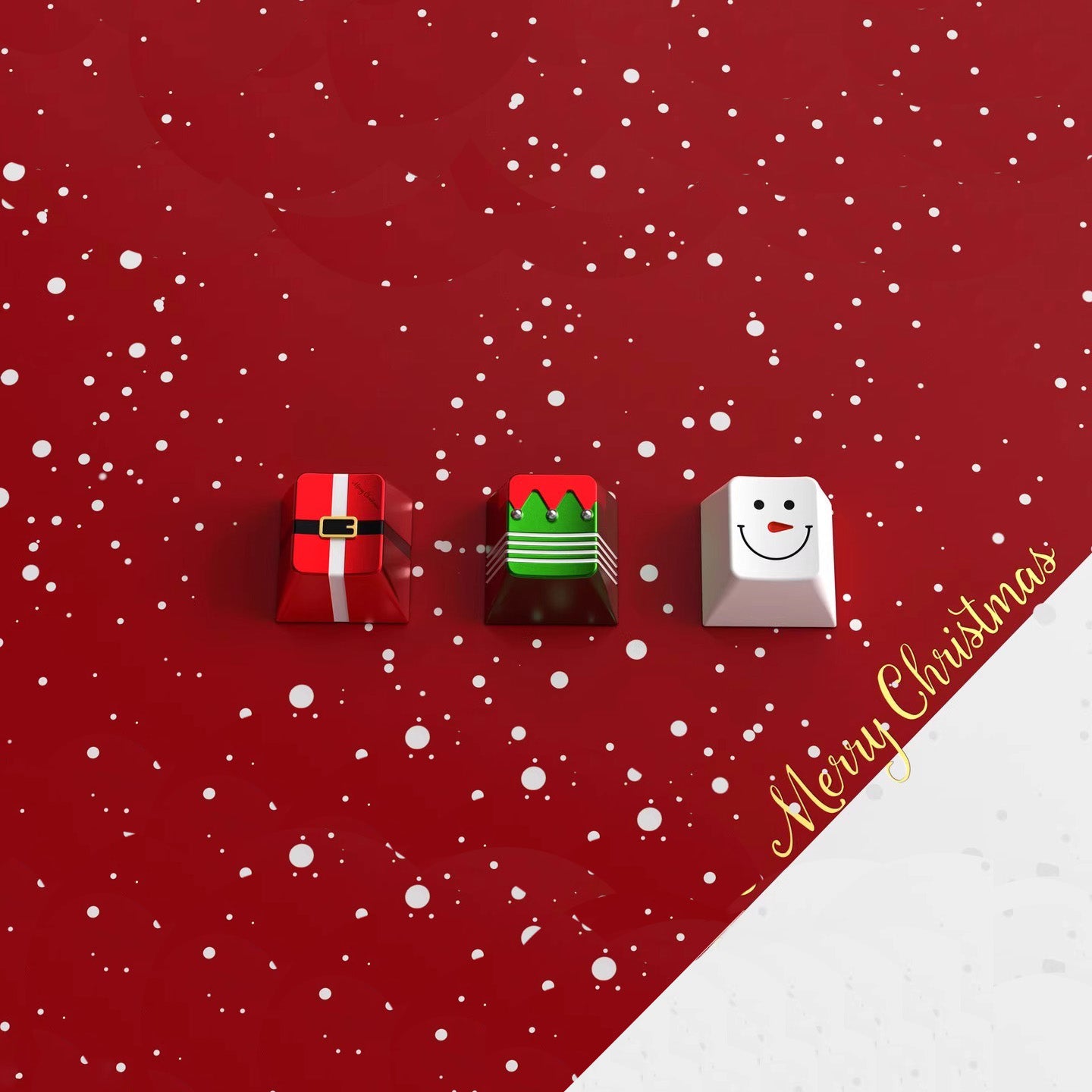 Luminkey Christmas Artisan Metal Keycap