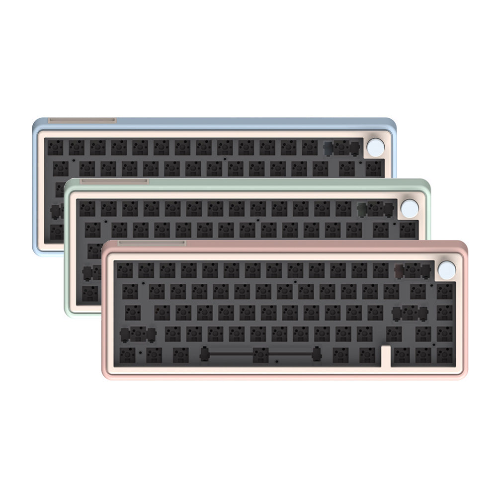 Zouya LMK67 QMK Aluminum Mechanical Keyboard Barebone