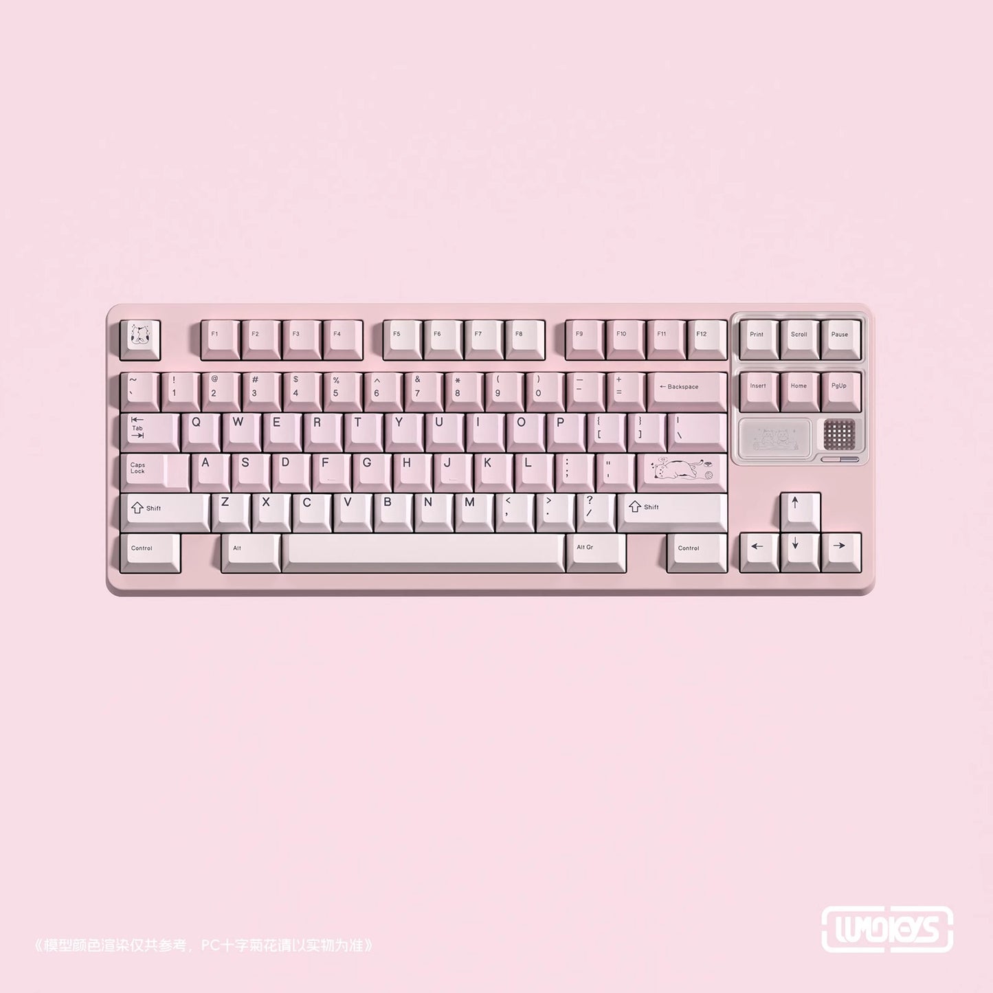 Lumokeys Lumo Cat Keycap Set, Cherry Profile, Dye Sub PBT