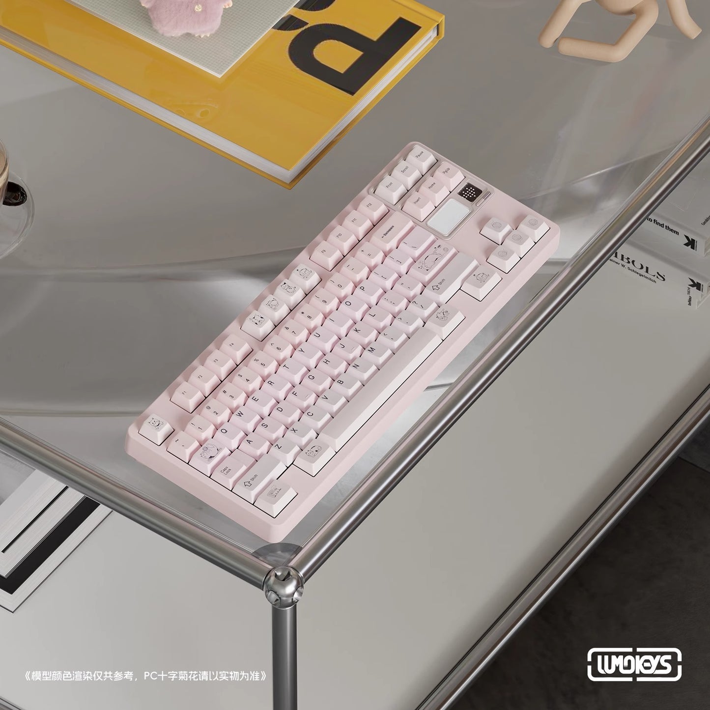 Lumokeys Lumo Cat Keycap Set, Cherry Profile, Dye Sub PBT
