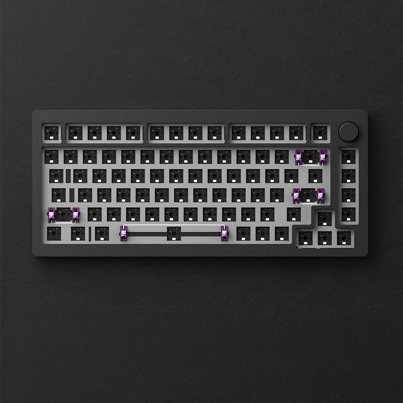 Monsgeek M1 Gasket Aluminum Mechanical Keyboard Barebone (Black/White/Pink/Purple /Blue)