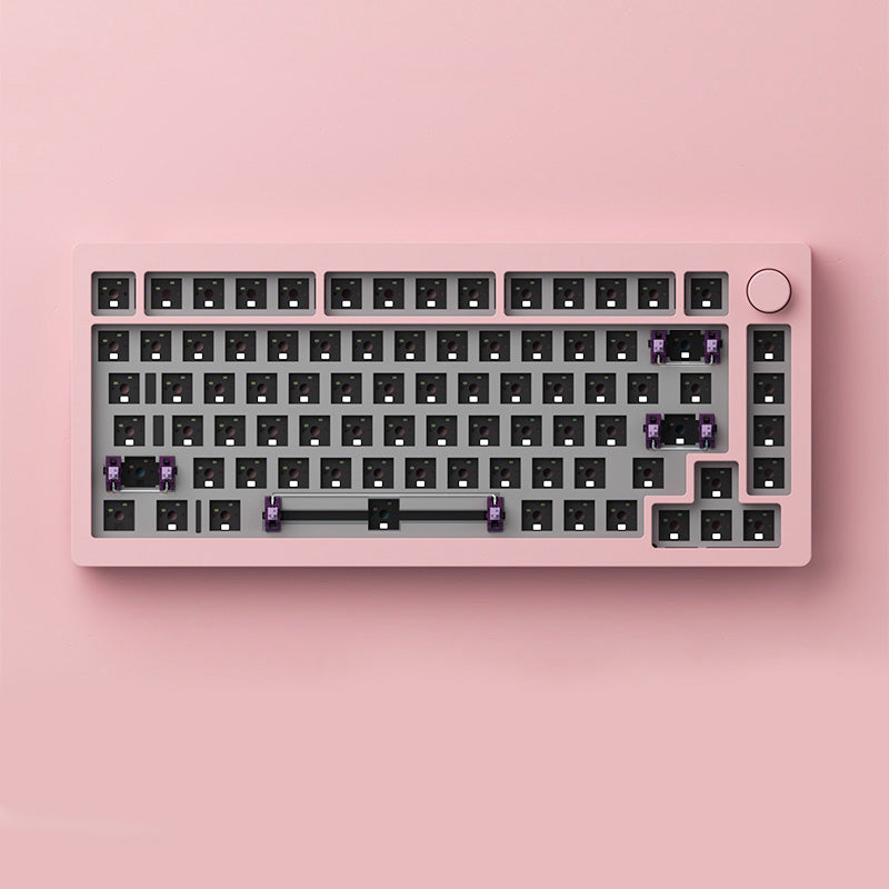 Monsgeek M1 Gasket Aluminum Mechanical Keyboard Barebone (Black/White/Pink/Purple /Blue)