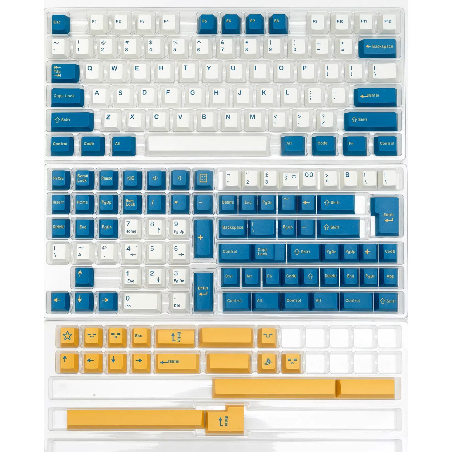 GMK Merlin Keycap Set, Cherry Profile, Double Shot PBT Key Cap