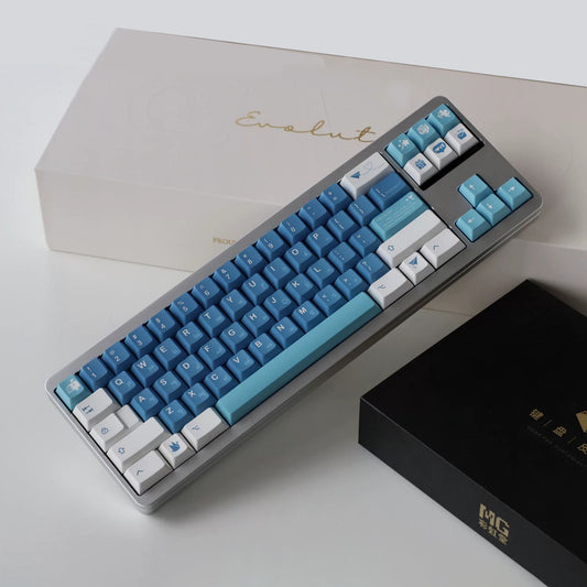 Sea Misty Love Keycap Set, Cherry Profile, Dye Sub PBT