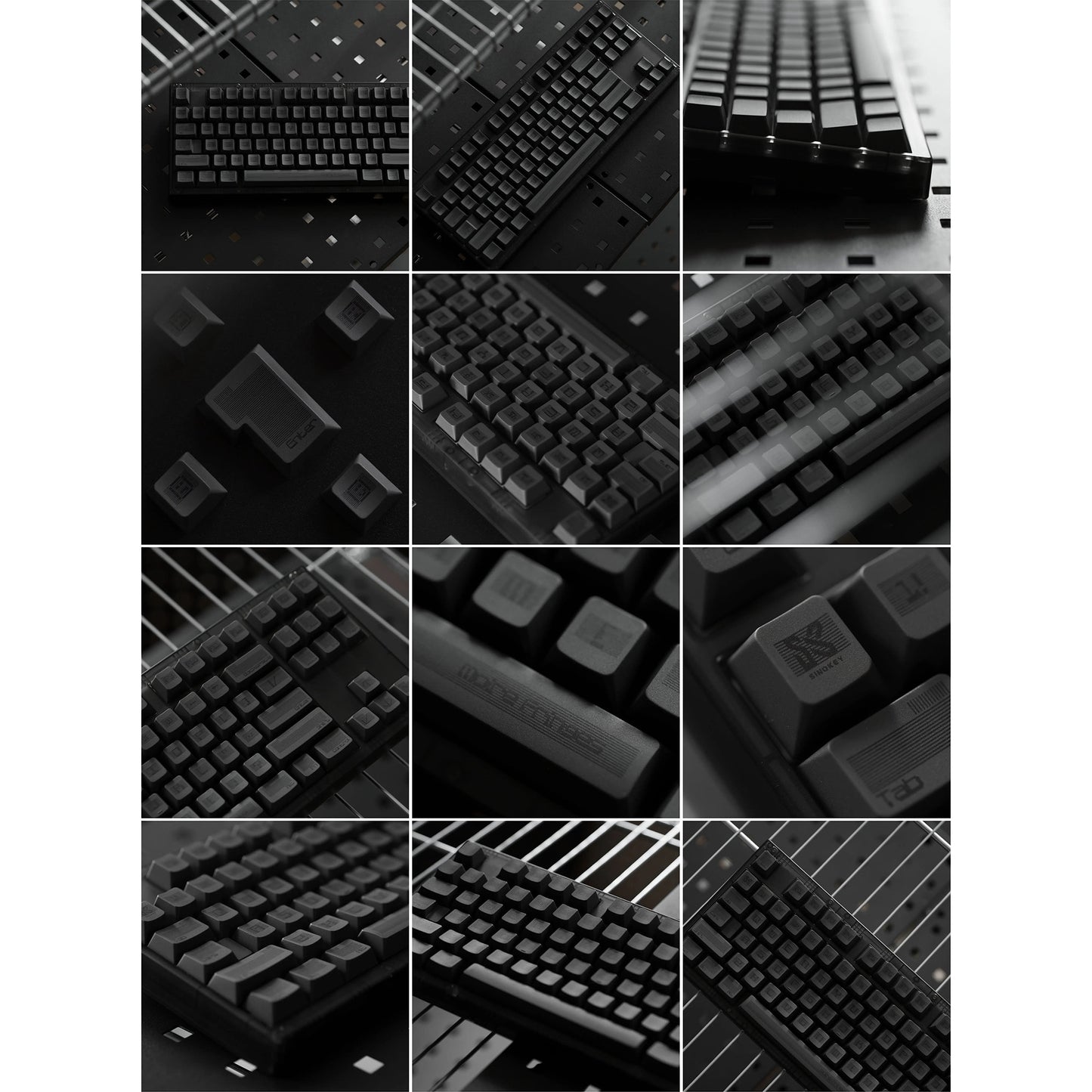 Moire Fringe Keycap Set, Cherry Profile, Dye Sub PBT Key Cap