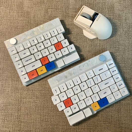 LCK Mondrian Theme Low Profile Keycap Set PBT