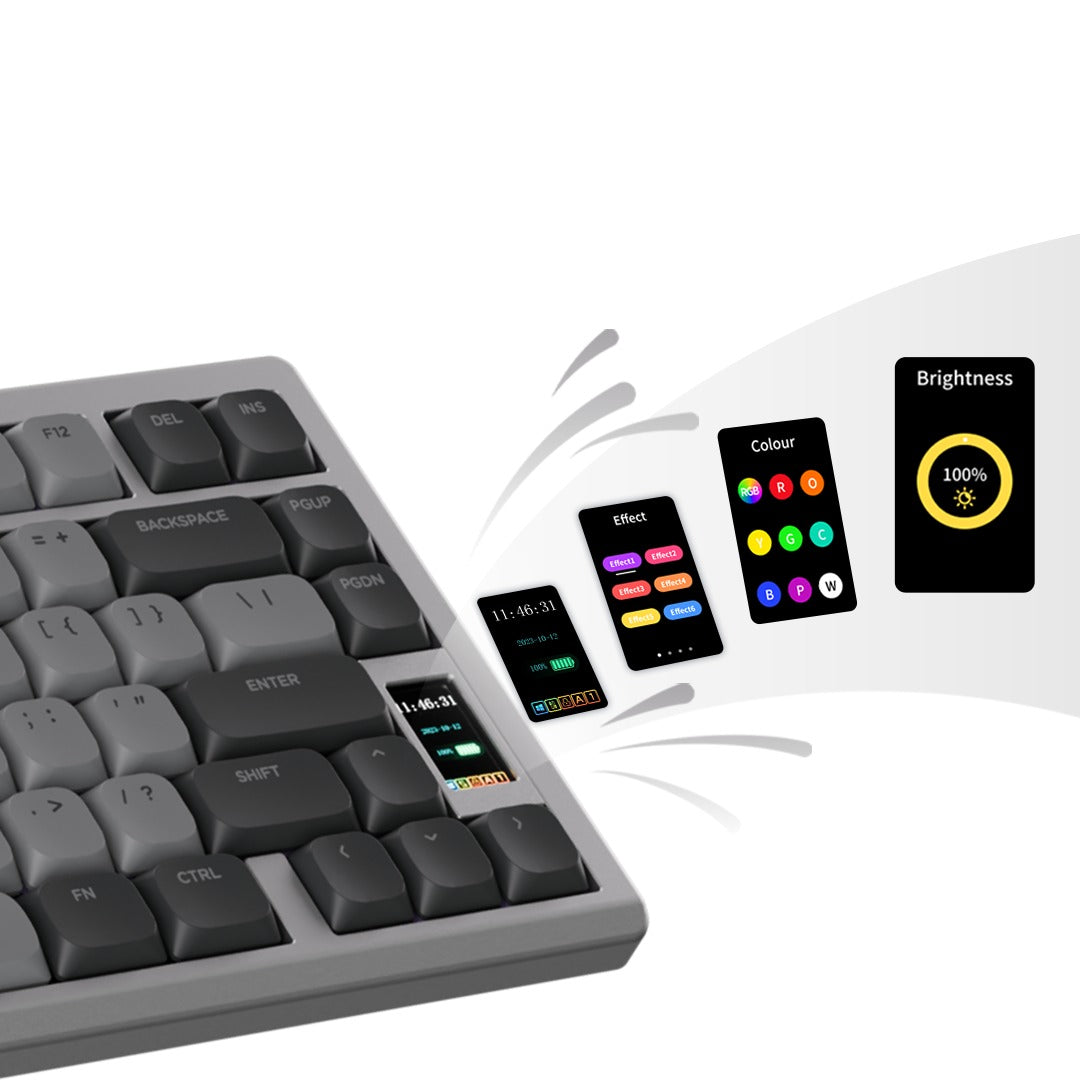 Chilkey ND75 LP Aluminum Low Profile Mechanical Keyboard