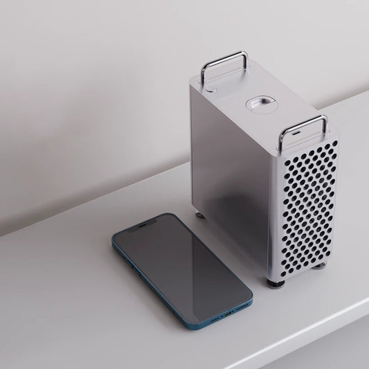 NexFrame CNC Aluminum Case for 2024 Mac Mini M4 (Mac Pro Style)